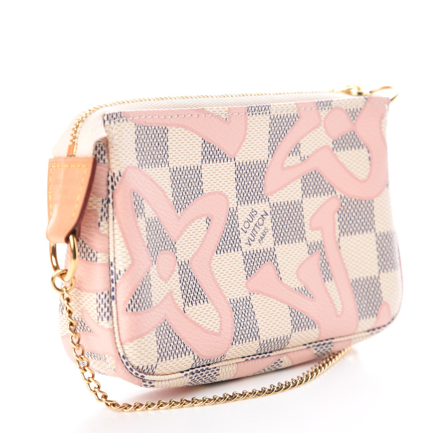 Louis Vuitton Damier Azur Tahitienne Mini Pochette Accessories 3 of 11
