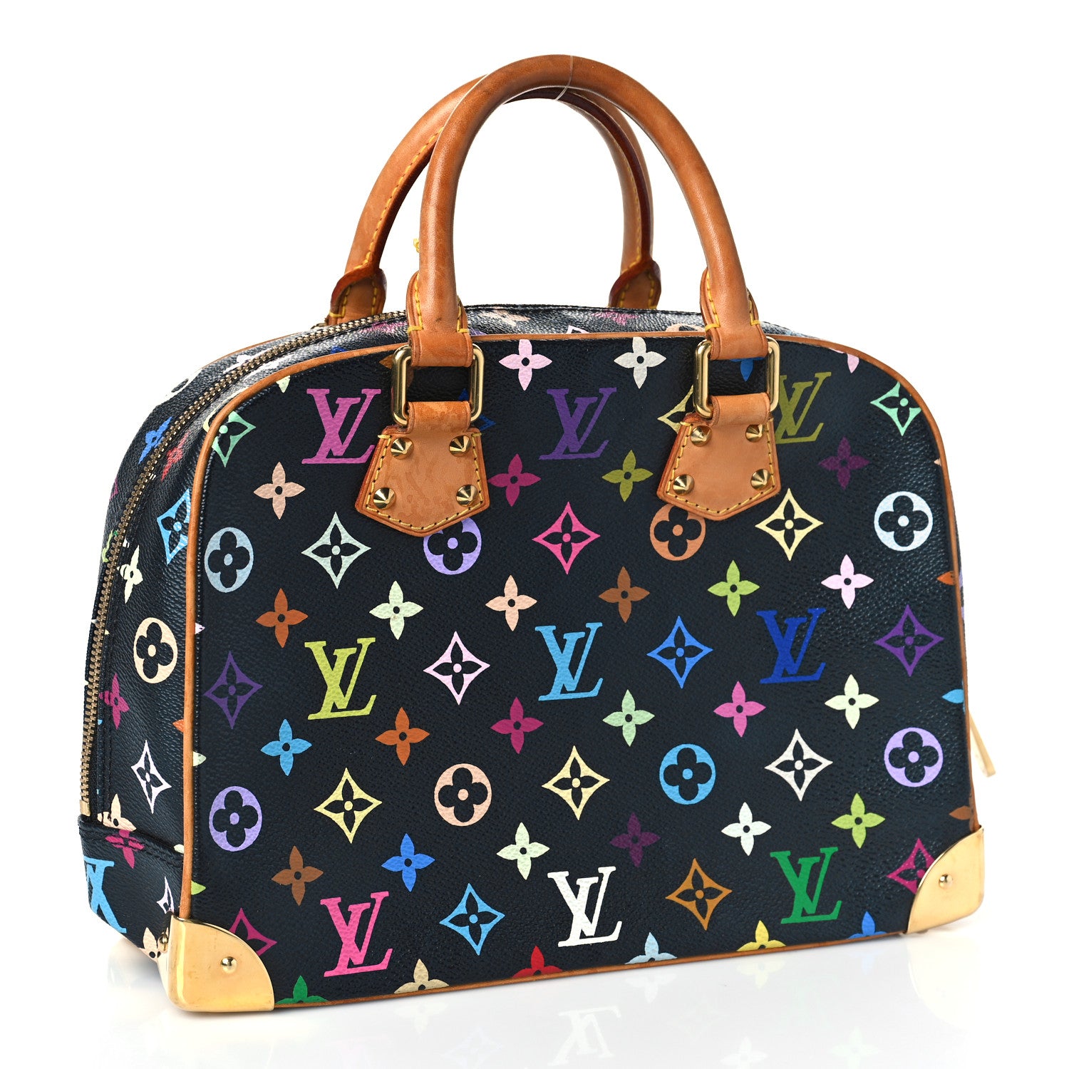 Louis Vuitton Monogram Multicolor Trouville Black 3 of 8