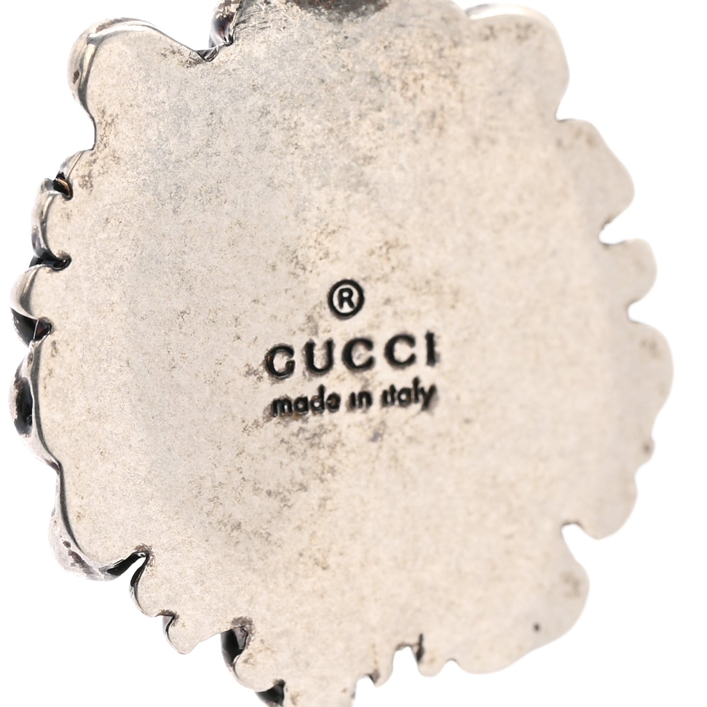 Metal Lion Head Necklace Silver