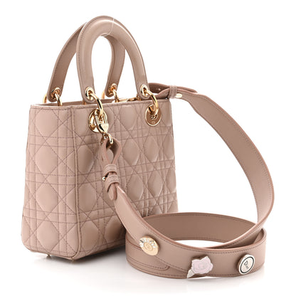 Christian Dior Lambskin Cannage Small My ABCDior Lady Dior Fard 3 of 13
