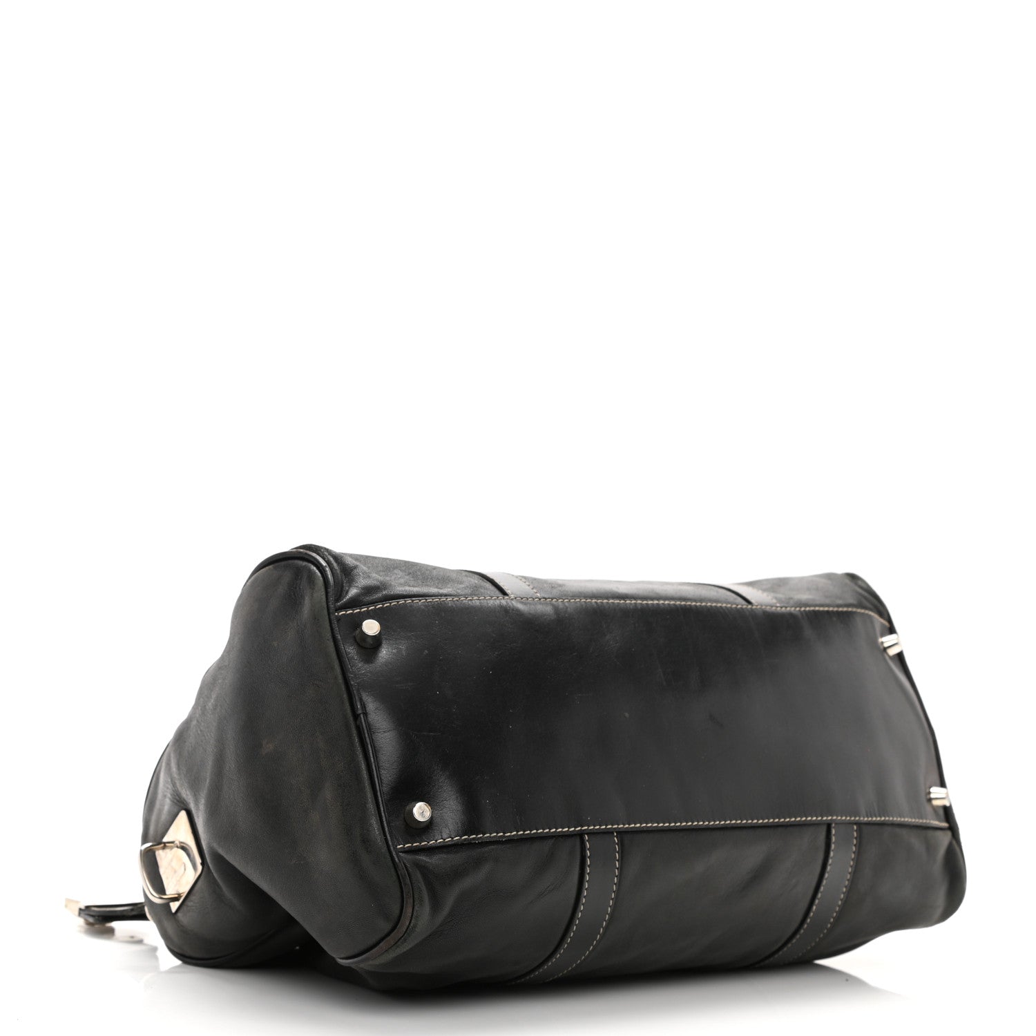 Prada Soft Calfskin Tote Black 3 of 14