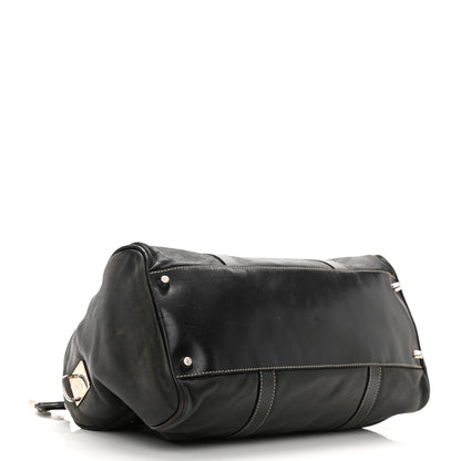 Prada Soft Calfskin Tote Black 3 of 14