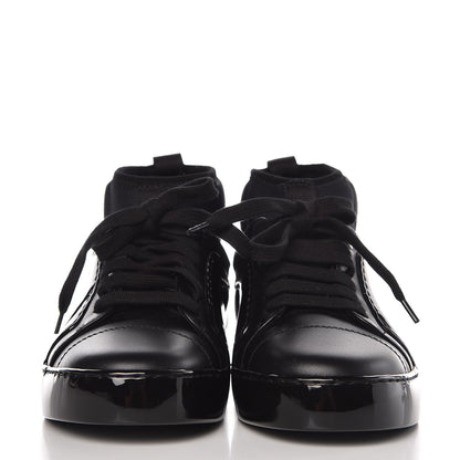 Chanel Patent Calfskin CC Short Boots 35.5 Black 2 of 9