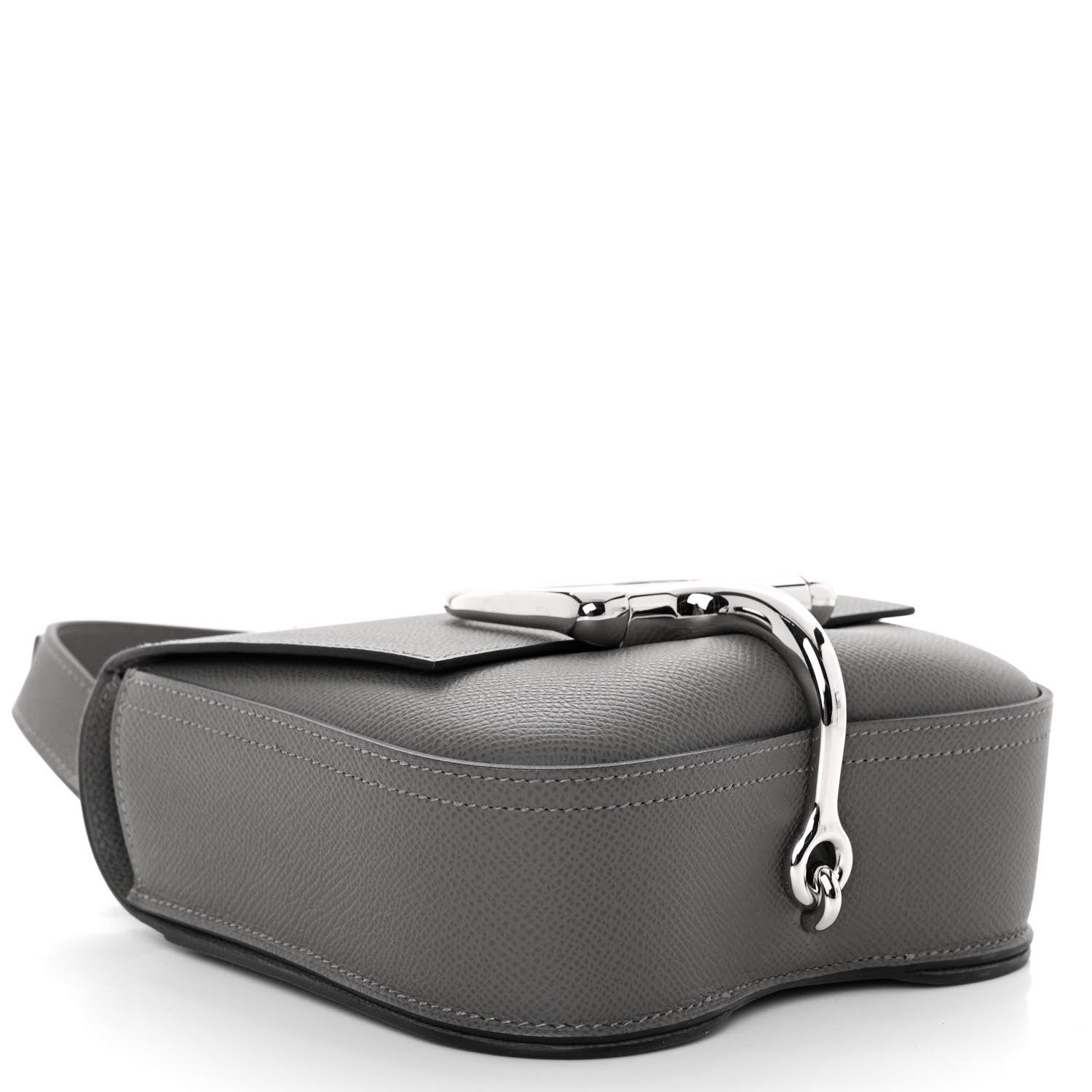 Hermes Epsom Mini Della Cavalleria Gris Meyer 4 of 11