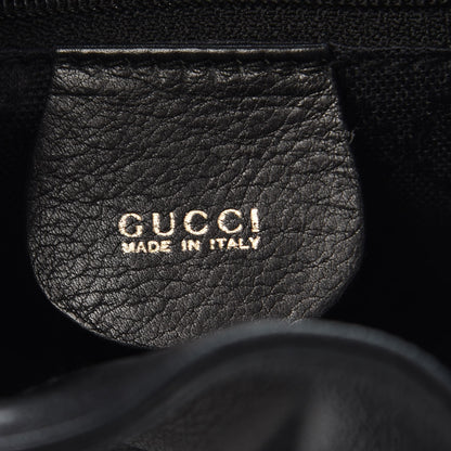 Gucci Calfskin Bamboo Backpack Black 6 of 10