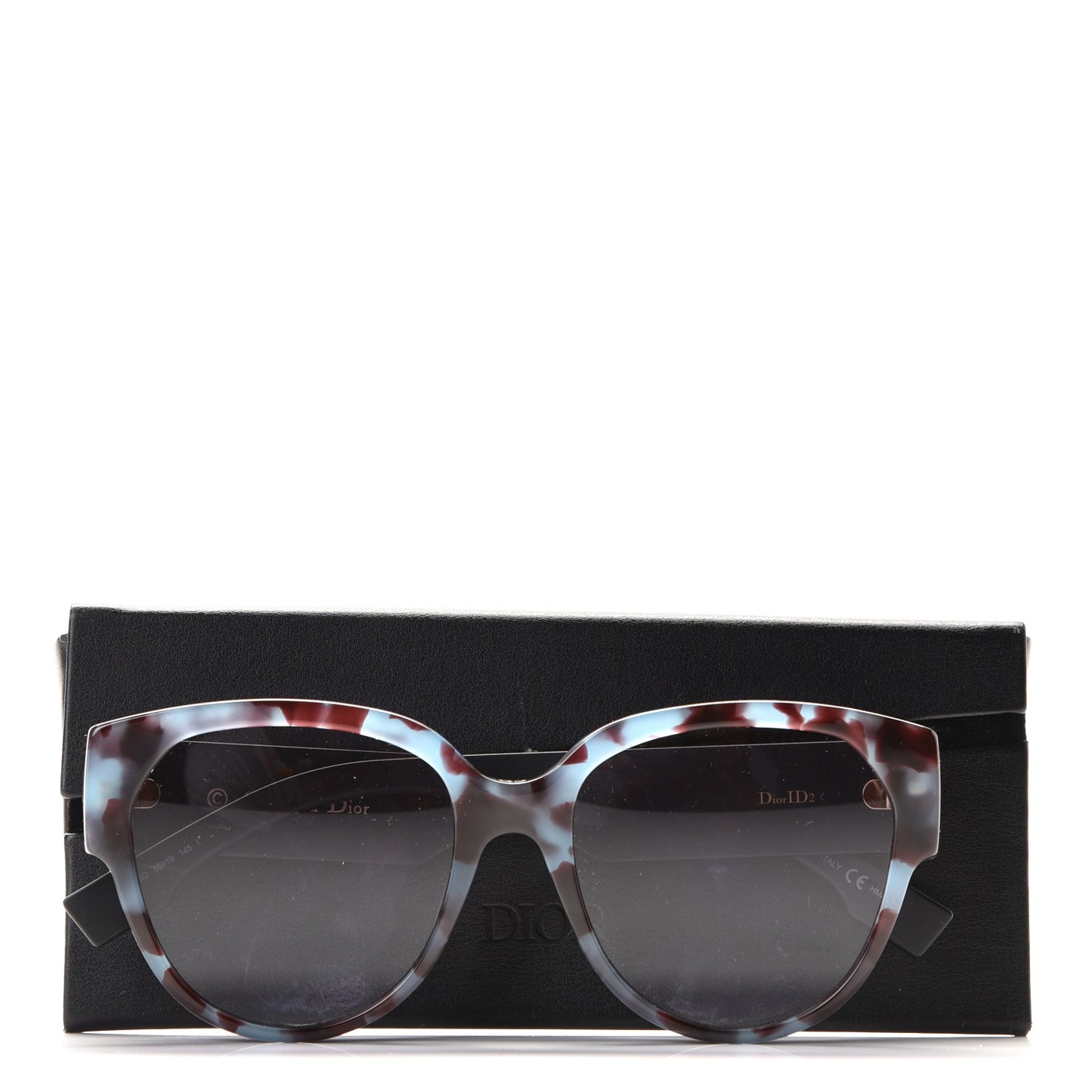 Acetate DiorID2 Sunglasses Blue Tortoise