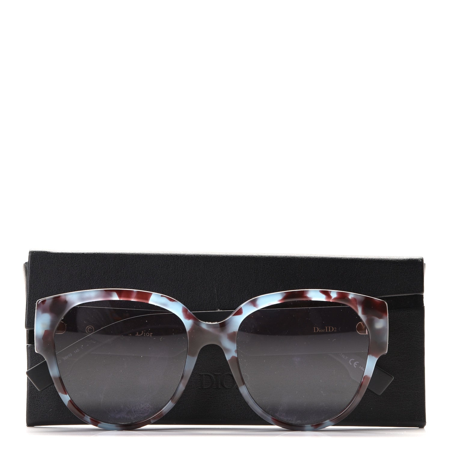 Christian Dior Acetate DiorID2 Sunglasses Blue Tortoise 7 of 7