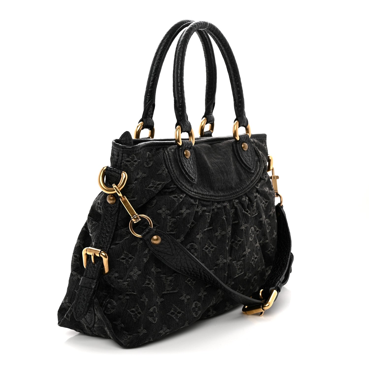 Louis Vuitton Denim Neo Cabby GM Black 3 of 11