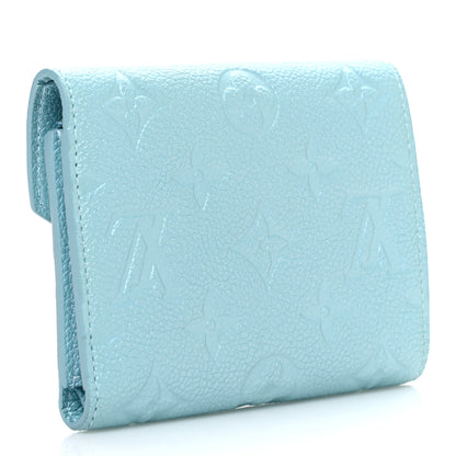 Louis Vuitton Empreinte Monogram Flower Victorine Wallet Azur Frost 3 of 6