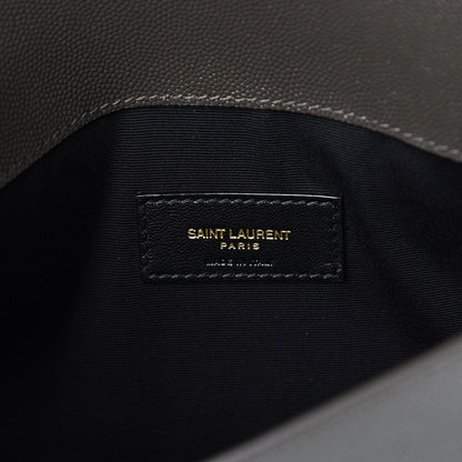 Saint Laurent Grain De Poudre Uptown Pouch Pebble 5 of 7