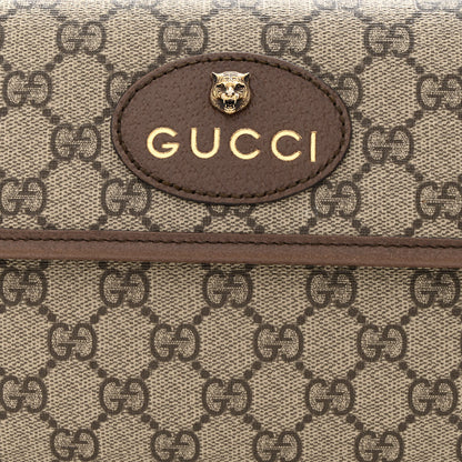 Gucci GG Supreme Monogram Neo Vintage Web Belt Bag Brown 8 of 10