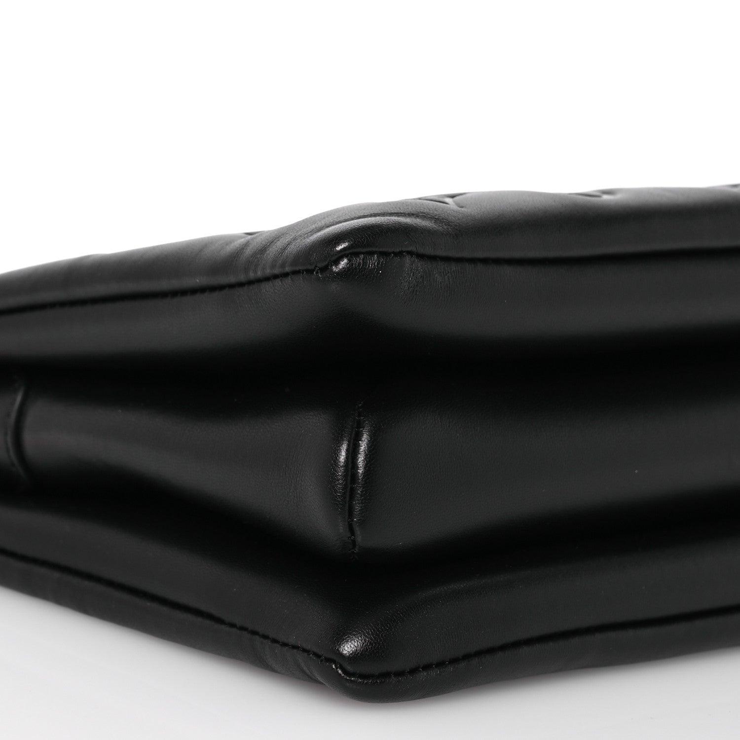 Louis Vuitton Lambskin Embossed Monogram Coussin PM Black 10 of 16