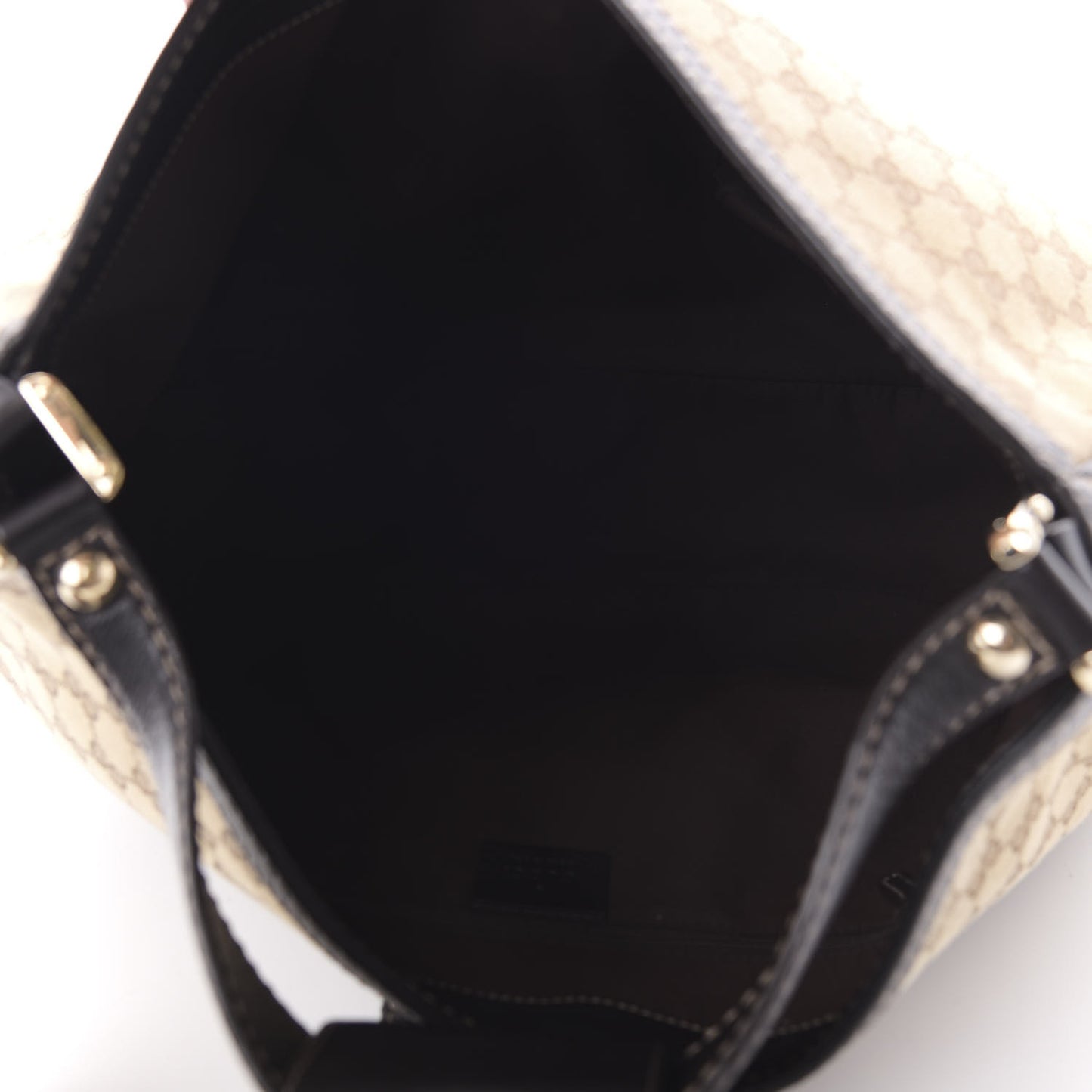 Monogram Large New Ladies Web Hobo Dark Brown