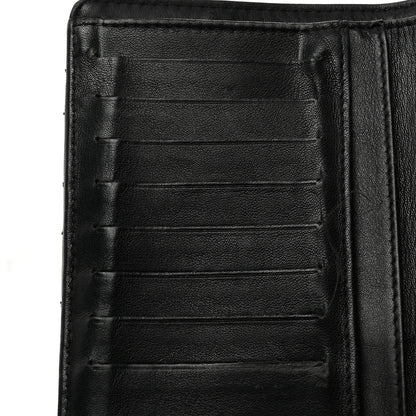 Chanel Patent Calfskin Quilted Yen Wallet Black 9 of 11
