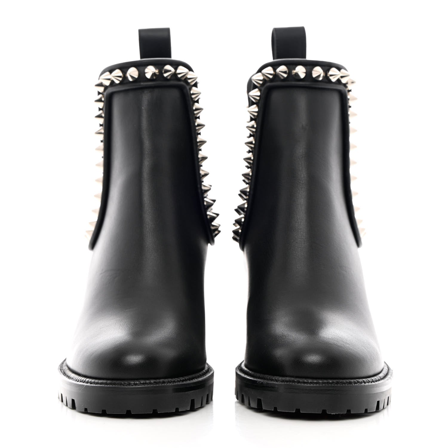 Christian Louboutin Nappa Spiked Capahutta 70 Chelsea Boots 39.5 Black 2 of 11