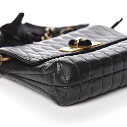 Lanvin Lambskin Quilted Mini Happy Pop Crossbody Black 8 of 11