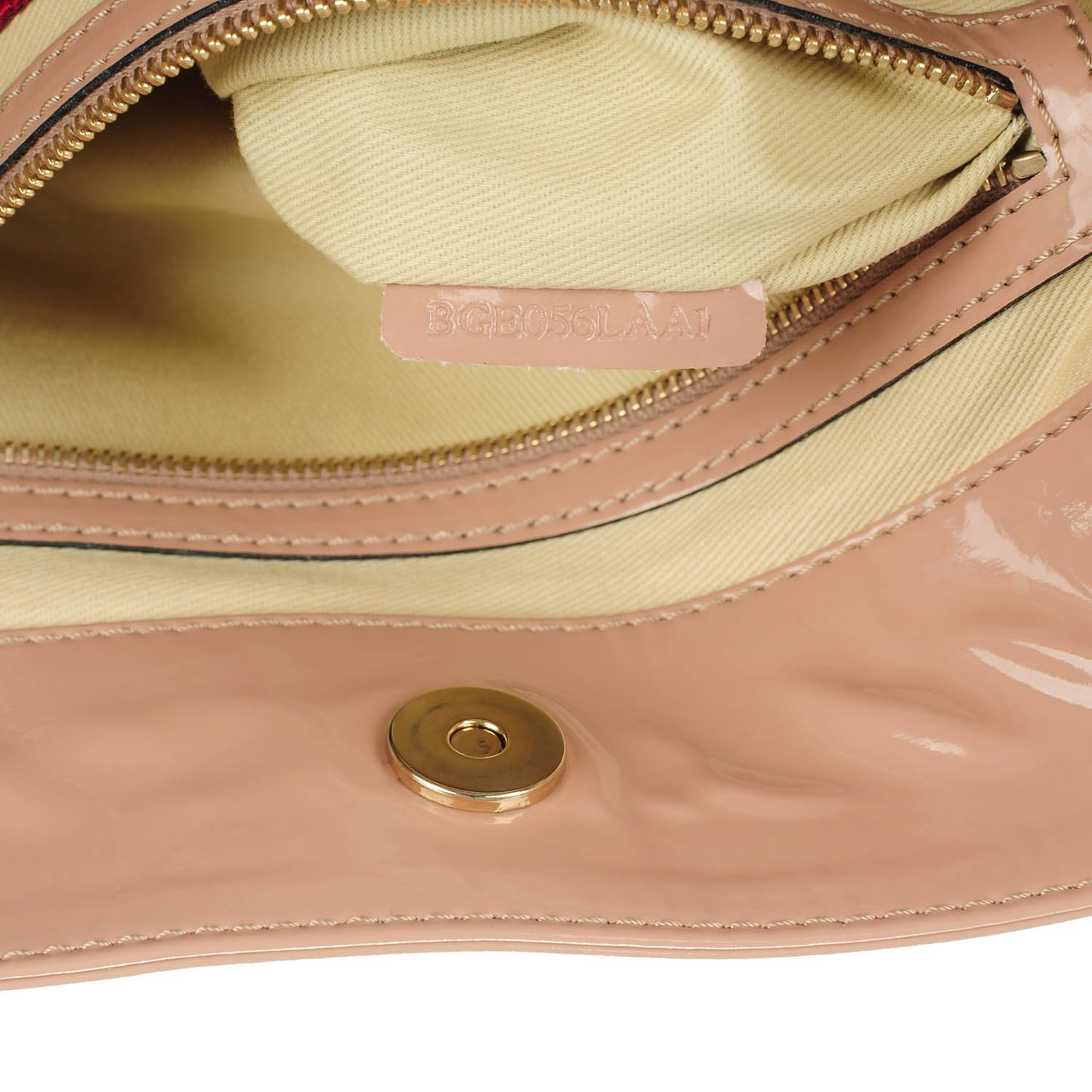 Patent Lacca Bow Tote Nude