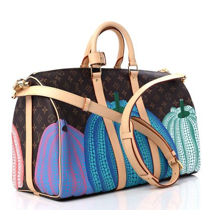 Louis Vuitton LV X YK Monogram Pumpkins Keepall Bandouliere 45 2 of 8