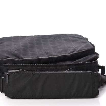Chanel Nylon Travel Laptop Briefcase Black 8 of 13