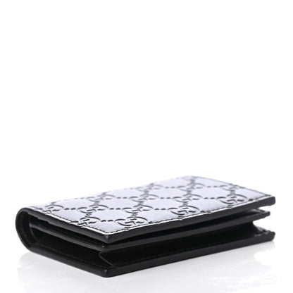 Gucci Guccissima Card Case Wallet Black 4 of 8