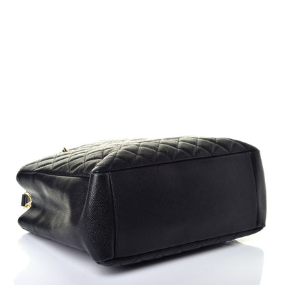 Chanel Caviar Quilted Grand Shopping Tote GST Black 4 of 10