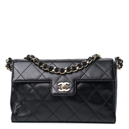 Chanel Caviar Quilted Medium Single Flap Black 1 of 5