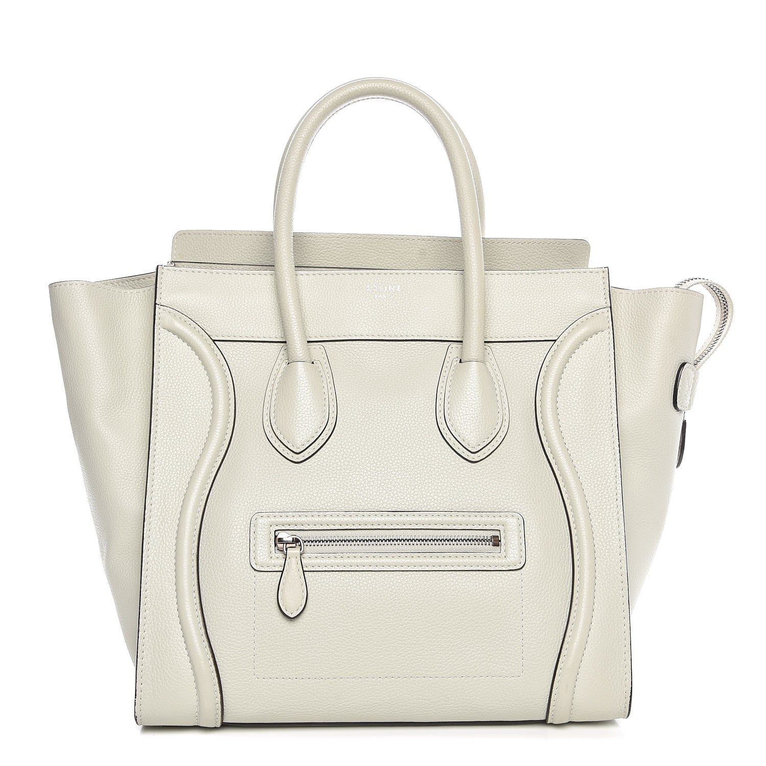 Celine Pebbled Calfskin Mini Luggage Lune 1 of 7