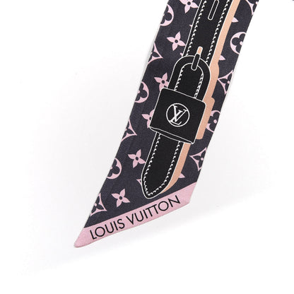 Louis Vuitton Silk Monogram Rising Confidential BB Bandeau Black Rose 3 of 5