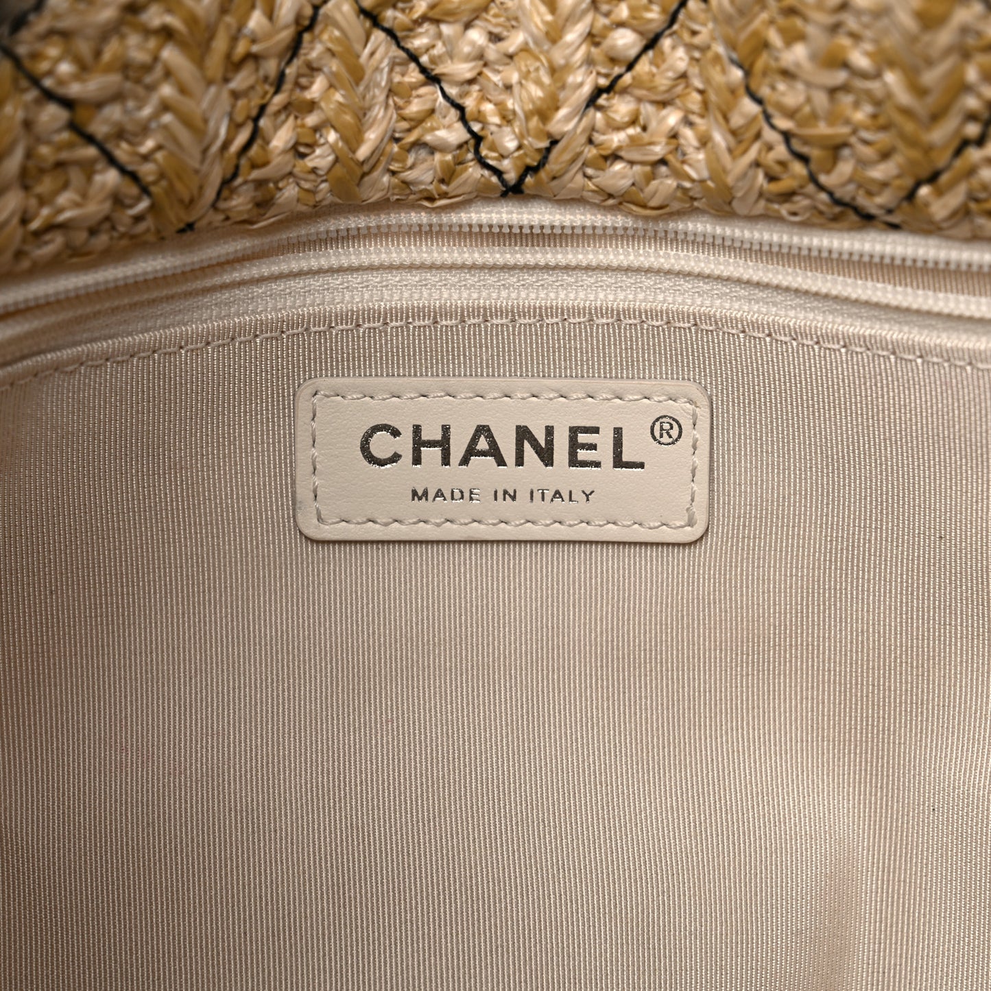 Calfskin PVC Quilted Chanel 31 Bag Black