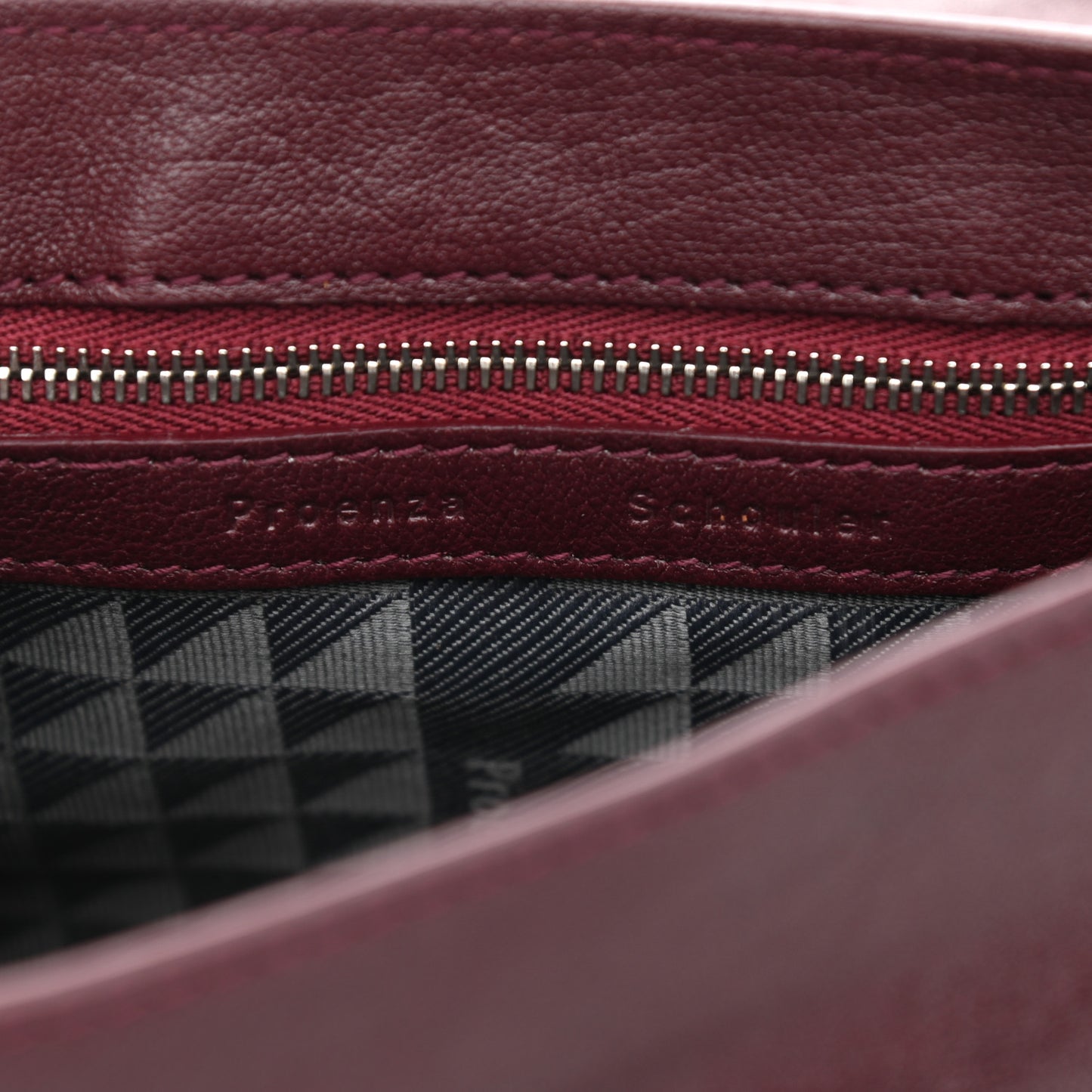 Lambskin PS1 Mini Crossbody Bag Oxblood