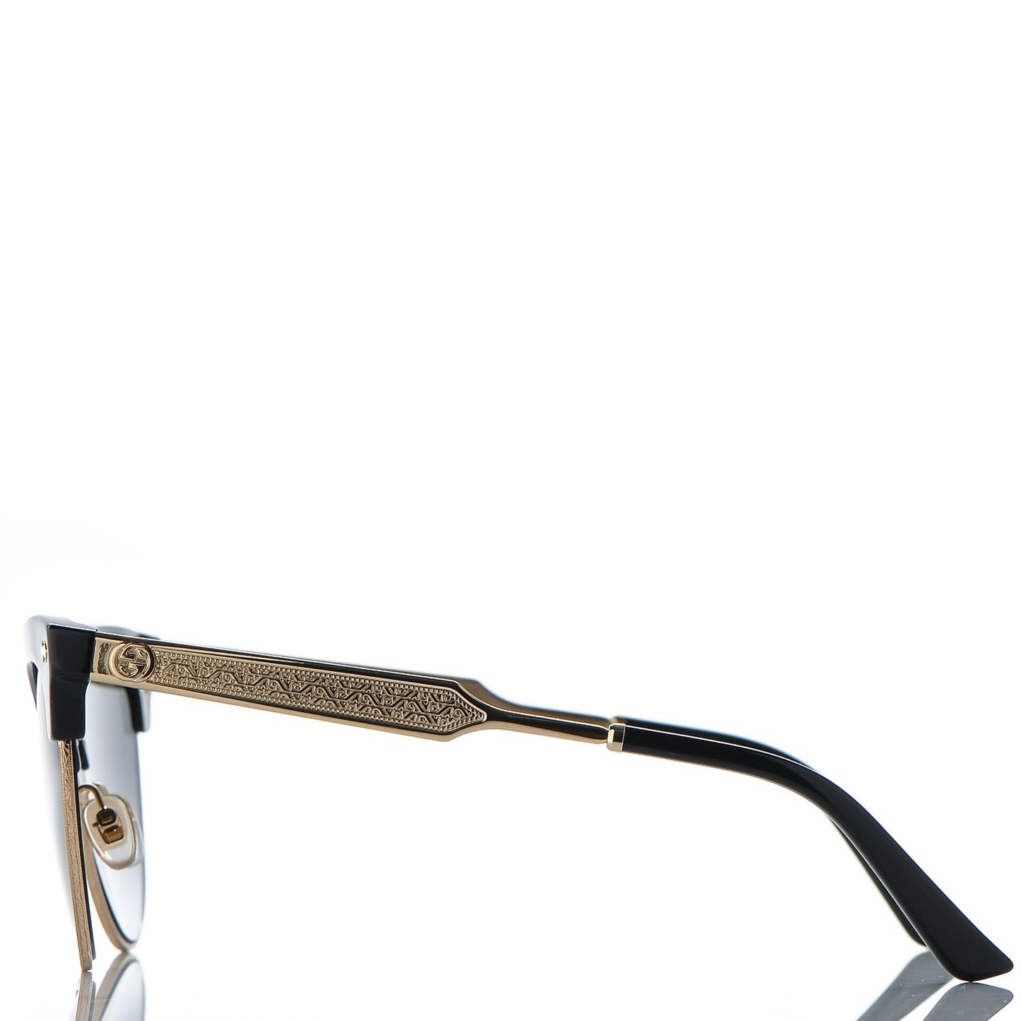 Damascato Cat Eye GG 4283/S Sunglasses Black Gold