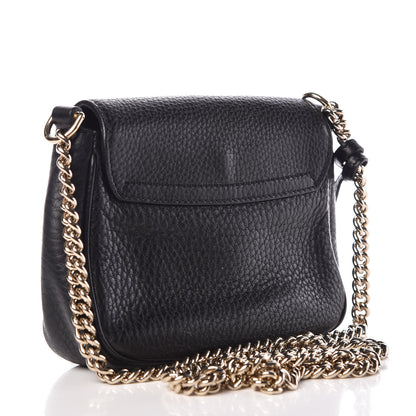 Gucci Pebbled Calfskin Small Soho Flap Crossbody Black 3 of 10