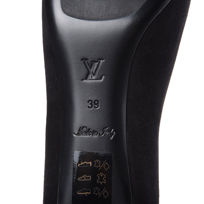 Louis Vuitton Suede Uniformes Pump 39 Black 6 of 9