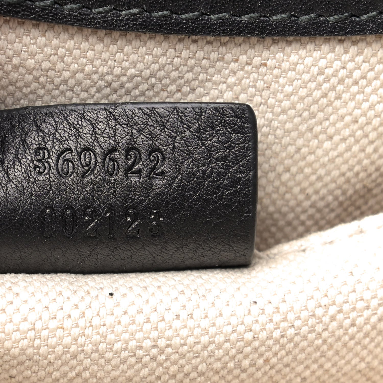Gucci Guccissima Mini Emily Shoulder Bag Black 9 of 9