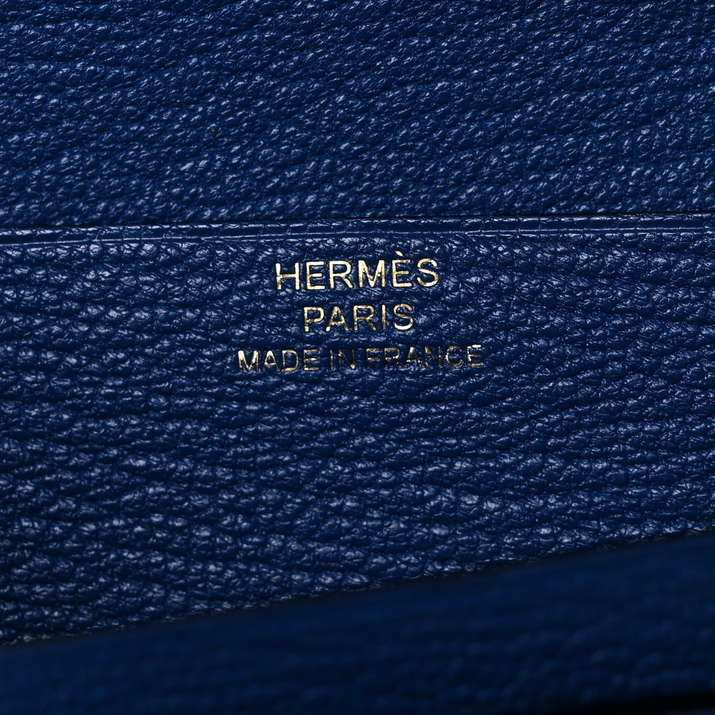 Chevre Mysore Bearn Gusset Wallet Bleu Saphir