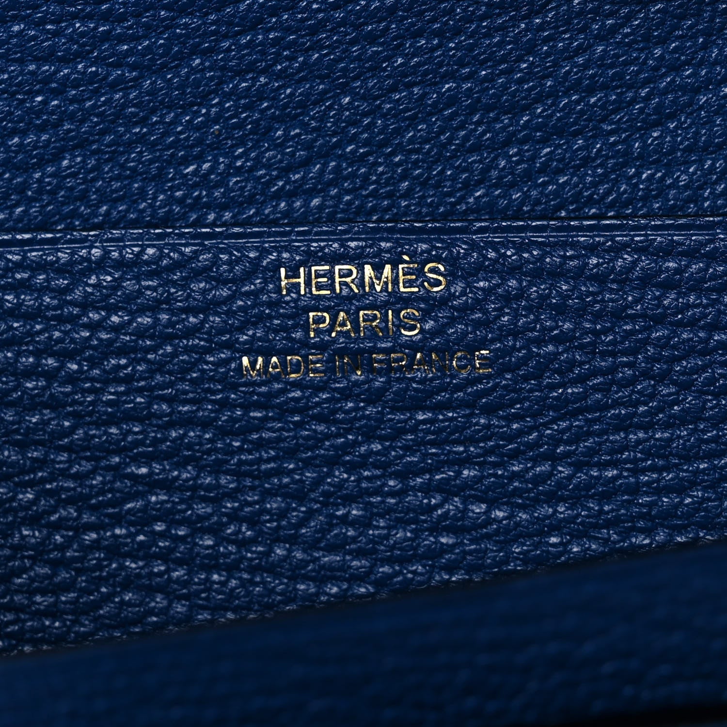 Hermes Chevre Mysore Bearn Gusset Wallet Bleu Saphir 6 of 13