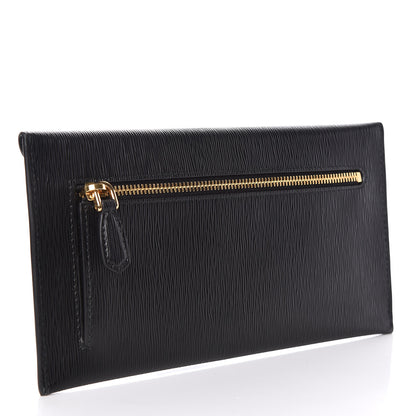 Prada Vitello Move Envelope Wallet Black 3 of 8