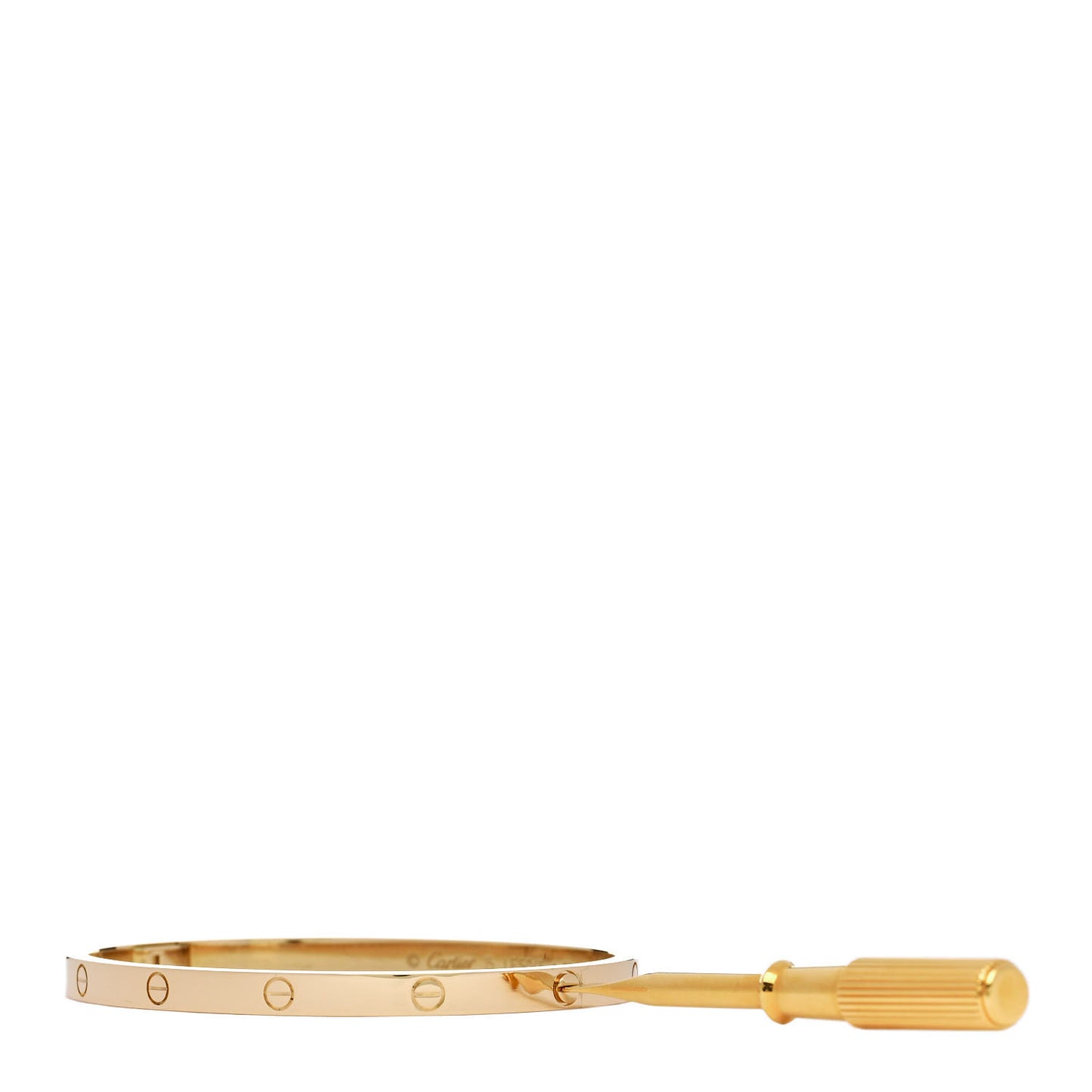 18K Yellow Gold Small LOVE Bracelet 15