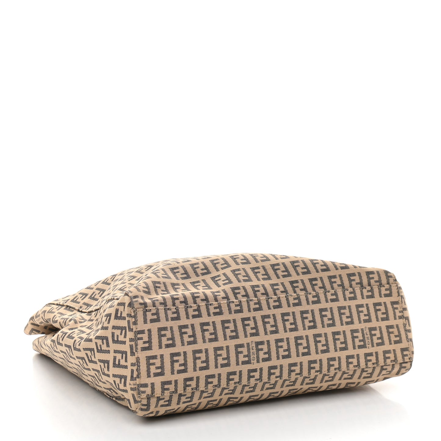 Zucchino Vitello Small Tote Beige Black