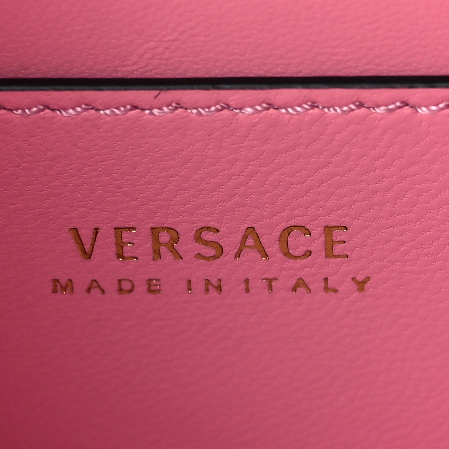 Versace Vitello Barocco Crystal Virtus Small Top Handle Shoulder Bag Rosa 6 of 8