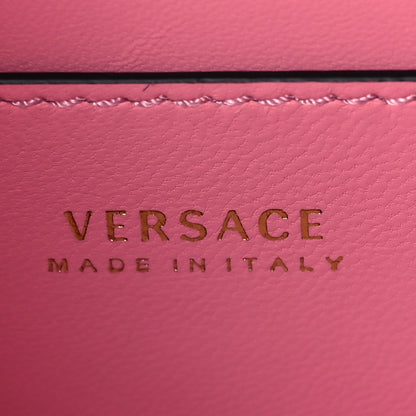 Versace Vitello Barocco Crystal Virtus Small Top Handle Shoulder Bag Rosa 6 of 8
