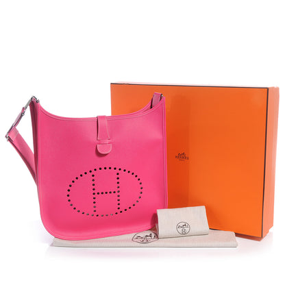 Hermes Epsom Evelyne III GM Rose Tyrien 5 of 7