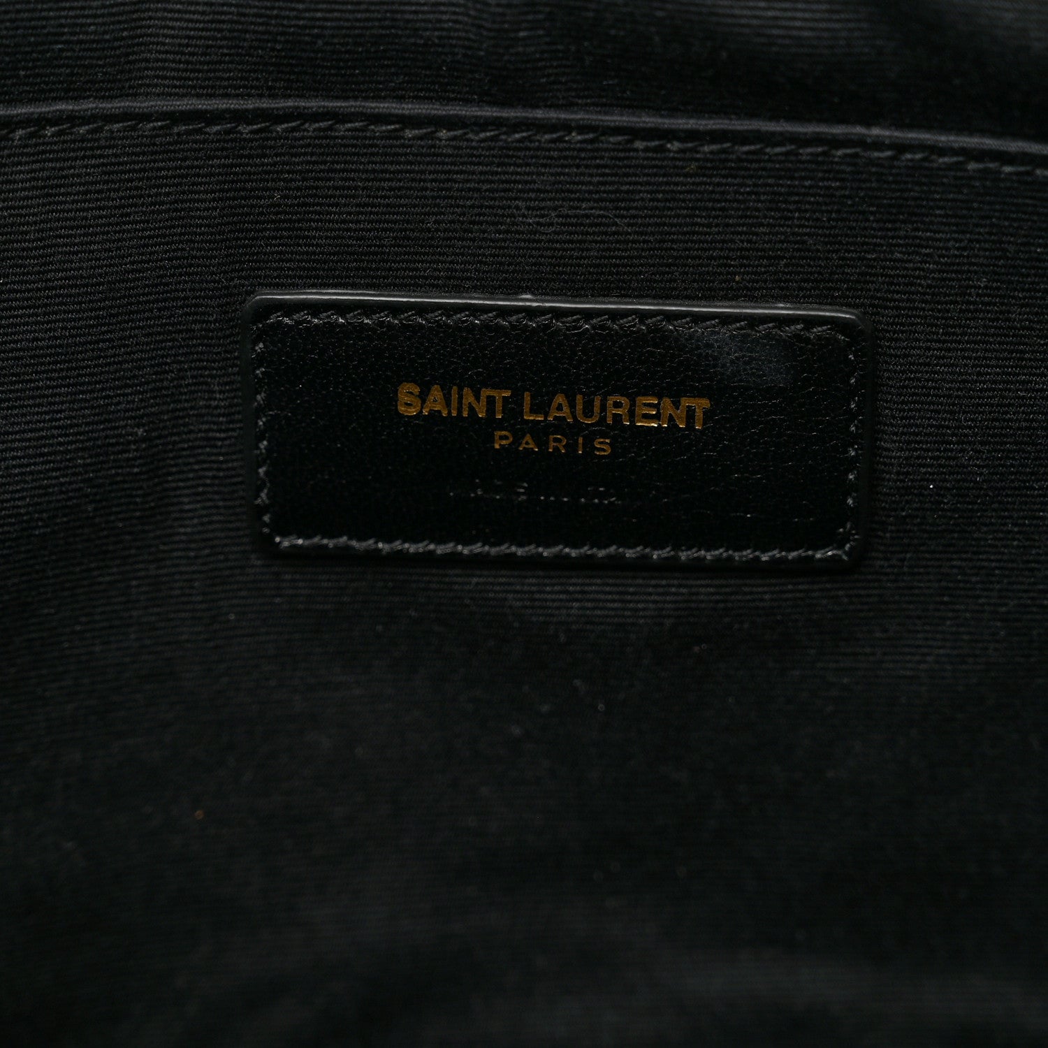 Saint Laurent Calfskin Matelasse Monogram Cassandre Tablet Pouch Marine 6 of 7