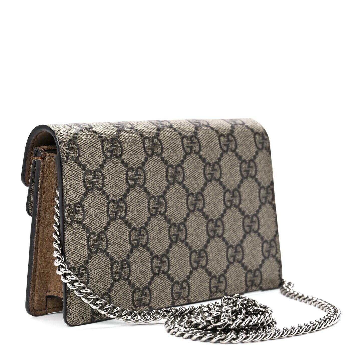 GG Supreme Monogram Super Mini Dionysus Shoulder Bag Taupe