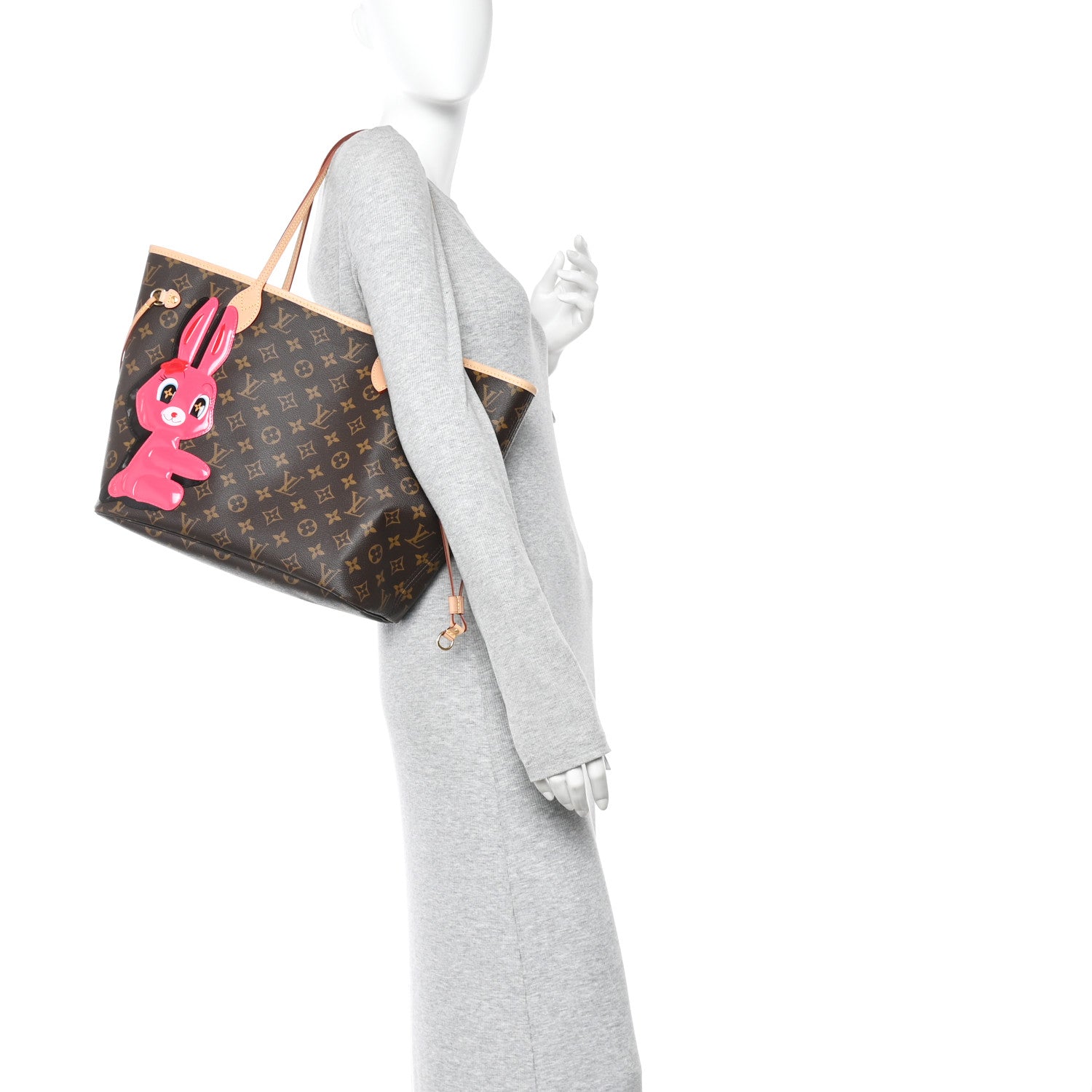 Louis Vuitton X Sun Yitian Monogram Rabbit Neverfull MM 2 of 10