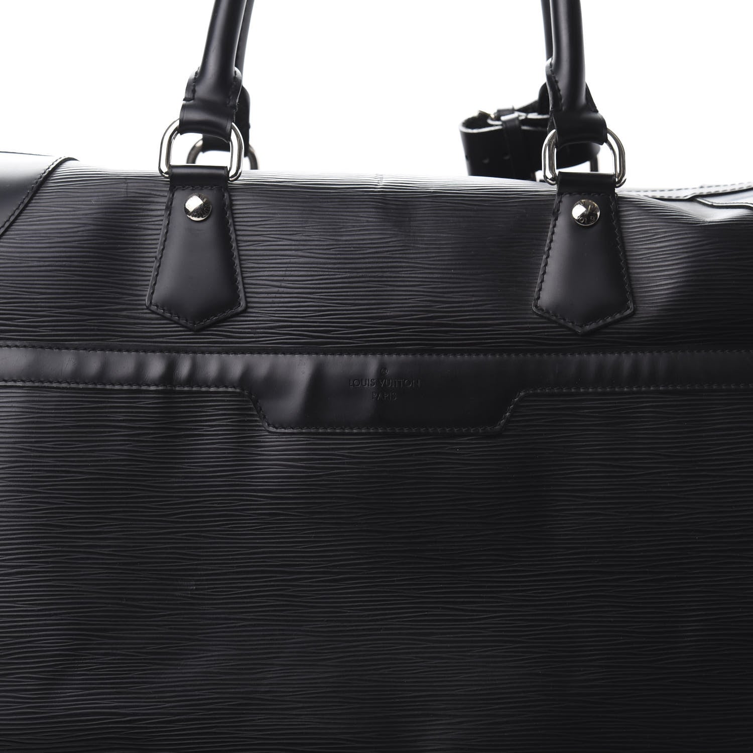 Louis Vuitton Epi Sac Bourget 50 Black 7 of 17