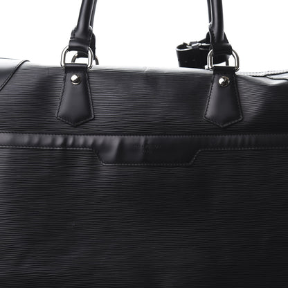 Louis Vuitton Epi Sac Bourget 50 Black 7 of 17