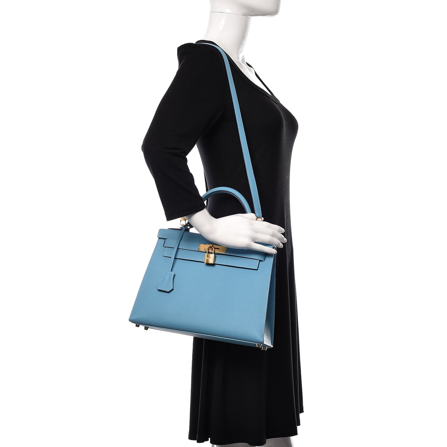 Epsom Kelly Sellier 28 Bleu Du Nord