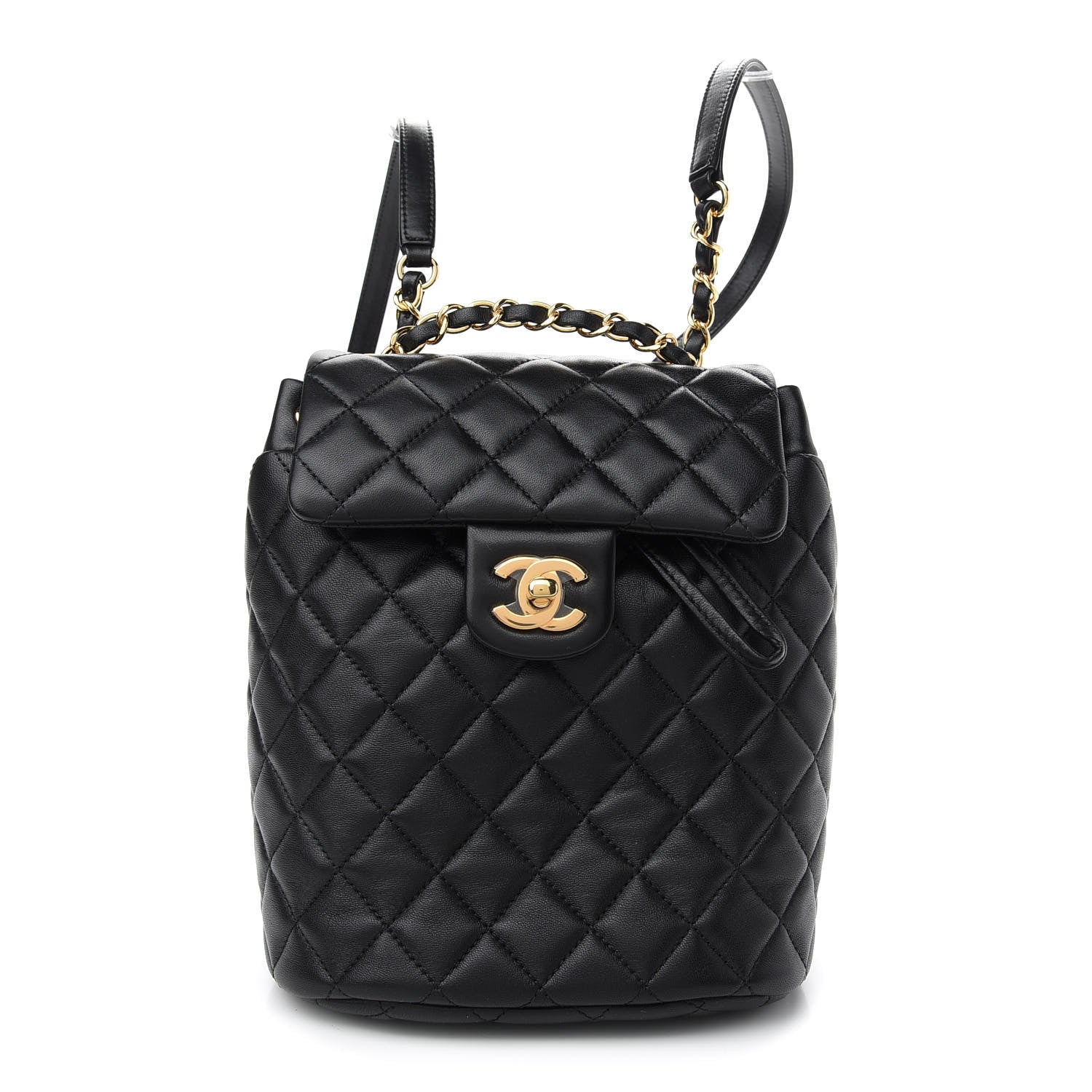 Chanel Lambskin Quilted Mini Urban Spirit Backpack Black 1 of 9