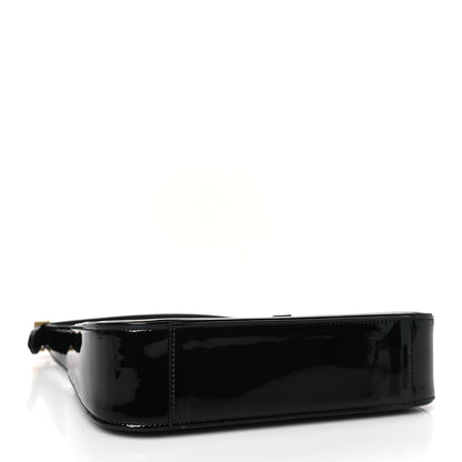 Saint Laurent Patent Le 5 A 7 Hobo Black 4 of 9